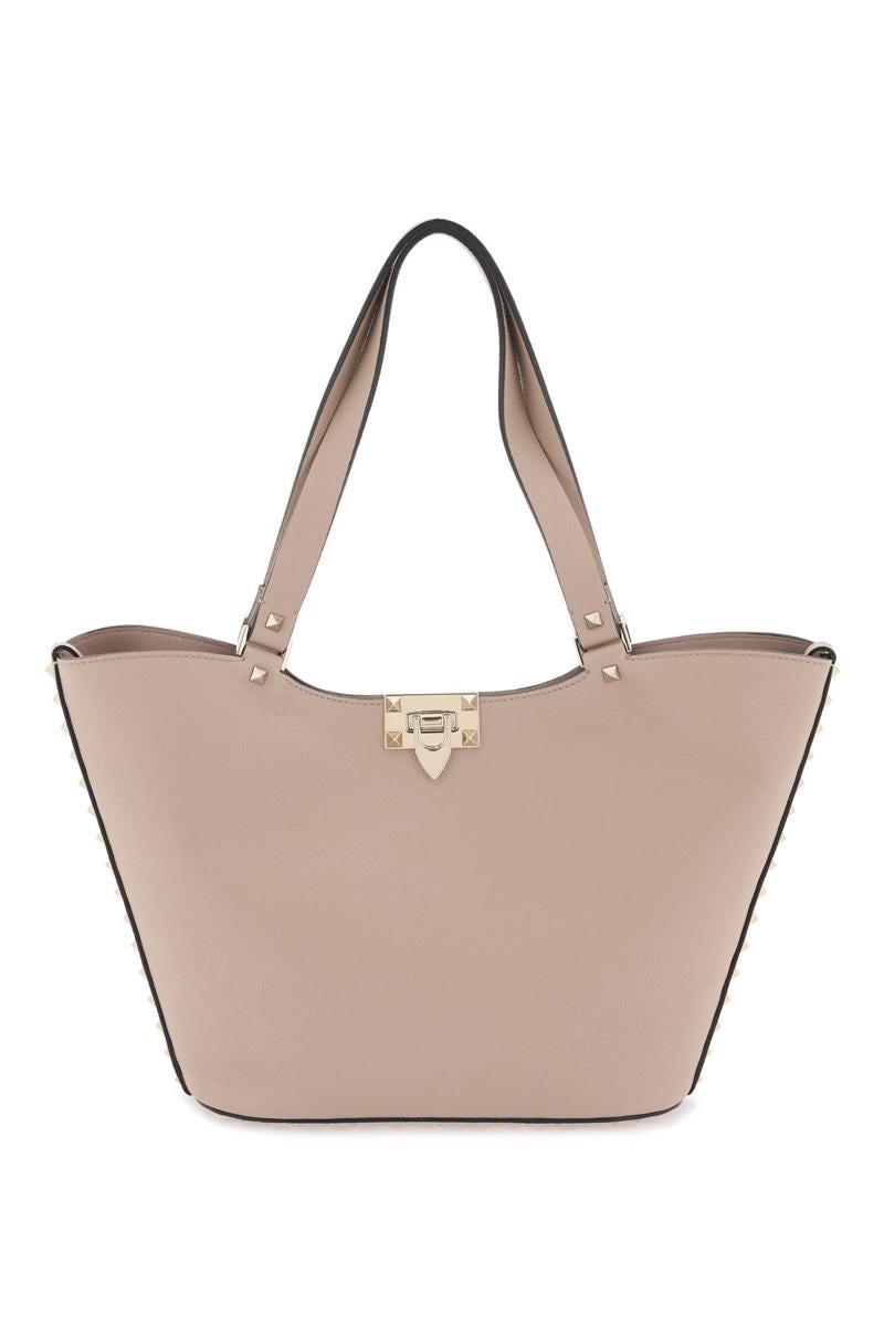 VALENTINO GARAVANI SMALL ROCKSTUD TOTE BAG - 1