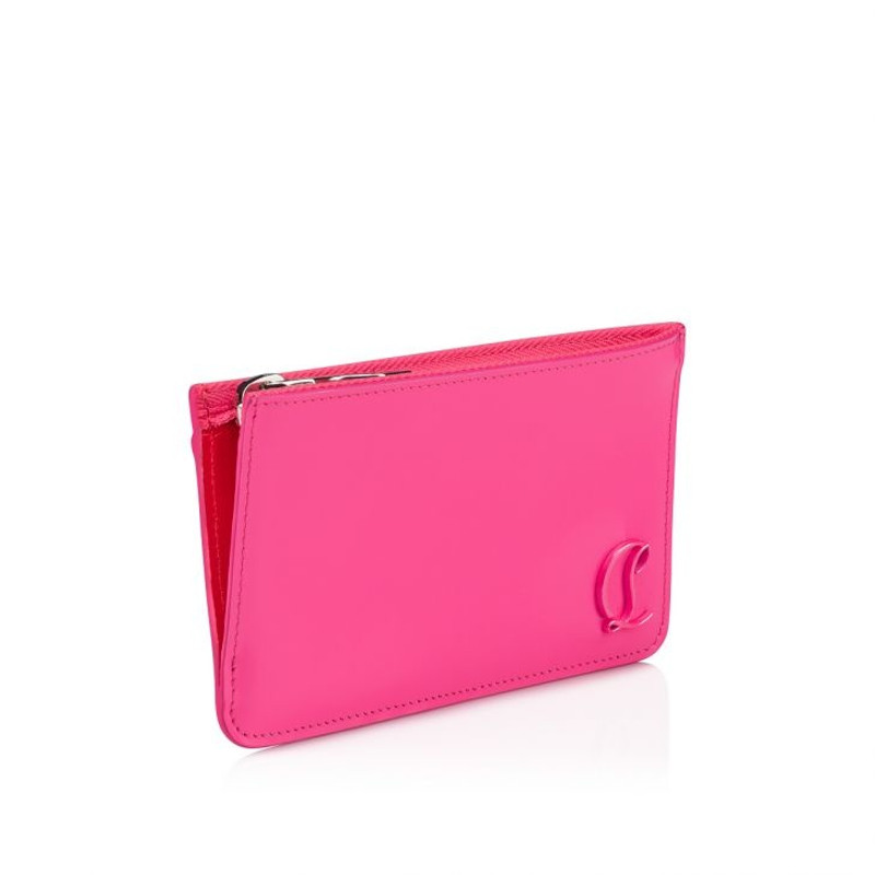 Christian Louboutin Loubi54 card holder Pink outlook
