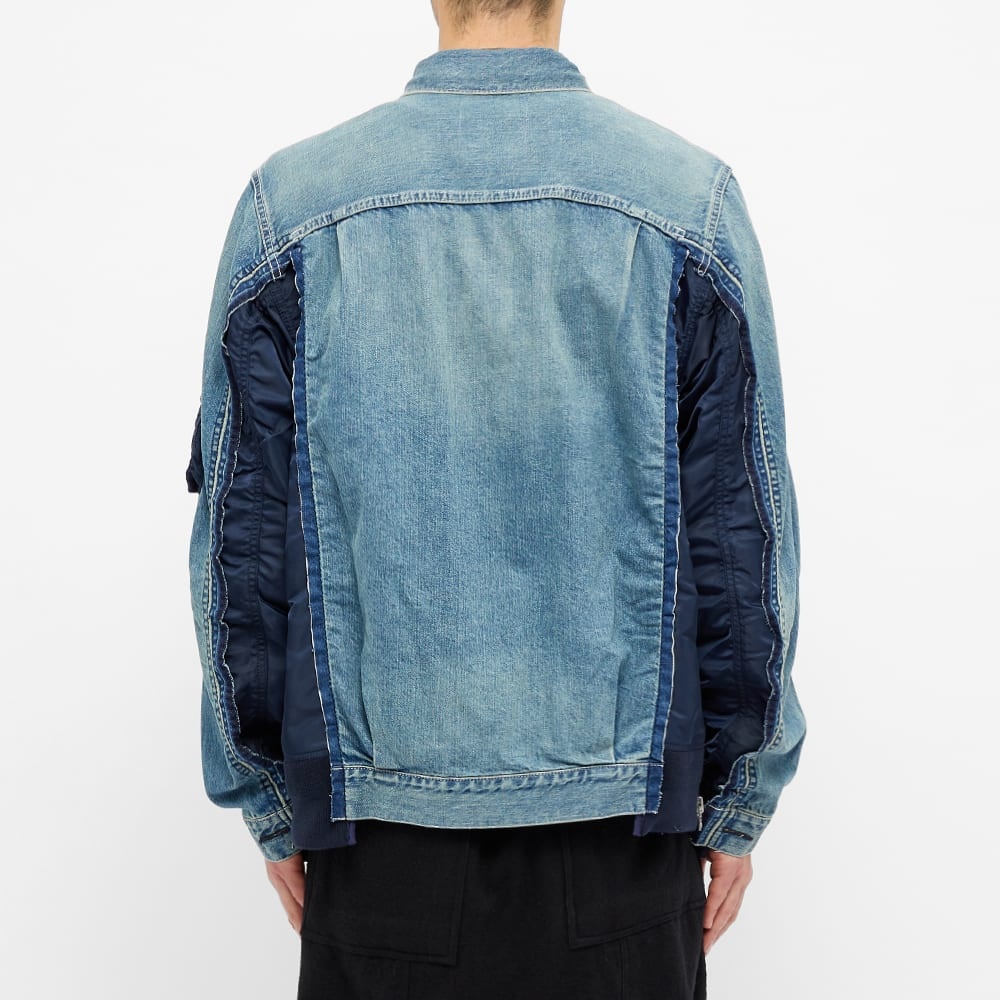 Sacai Denim x MA-1 Jacket - 6