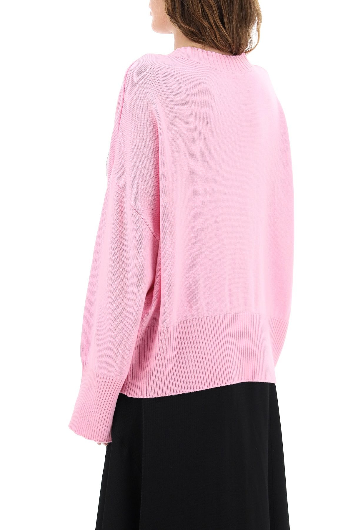 MOSCHINO COUTURE LUREX SWEATER - 4