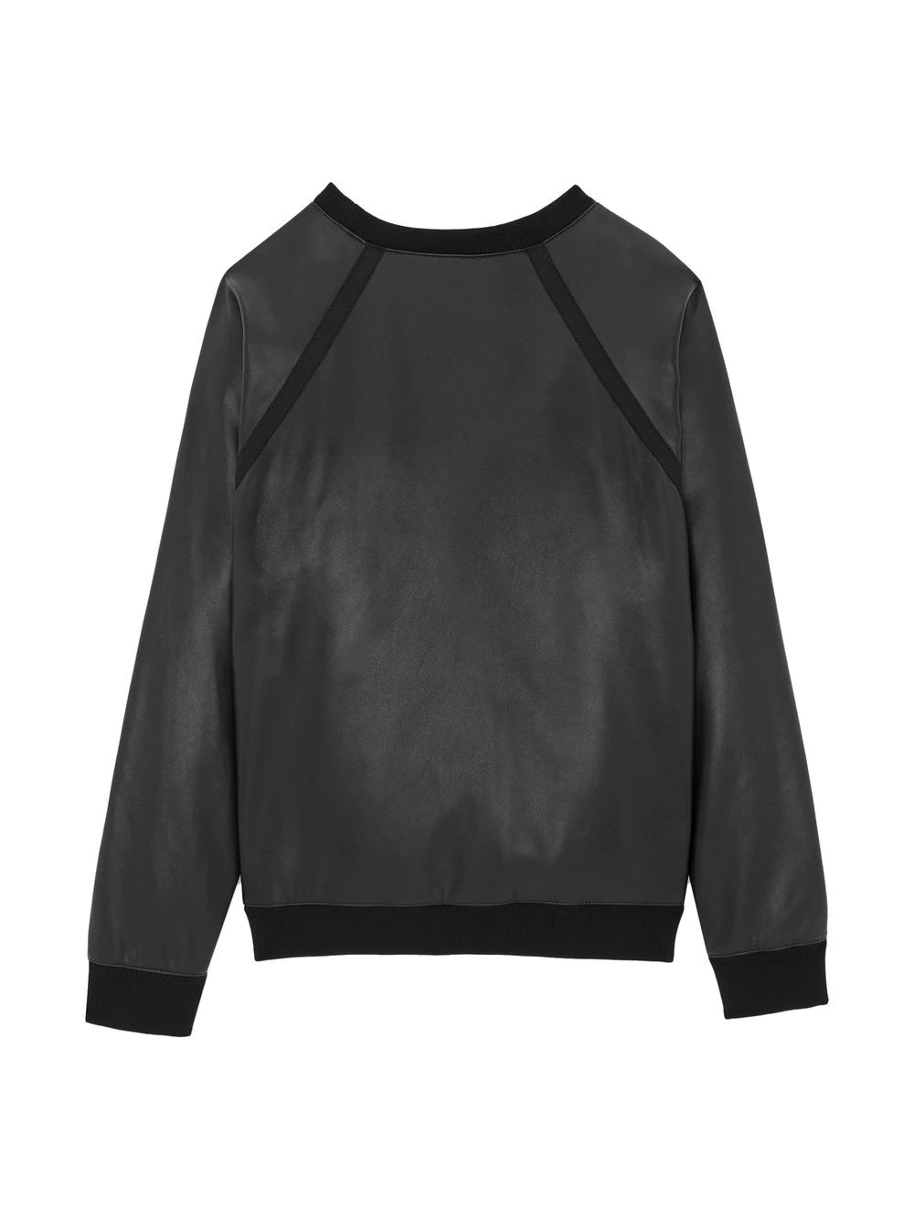 panelled crew-neck sweatshirt - 2