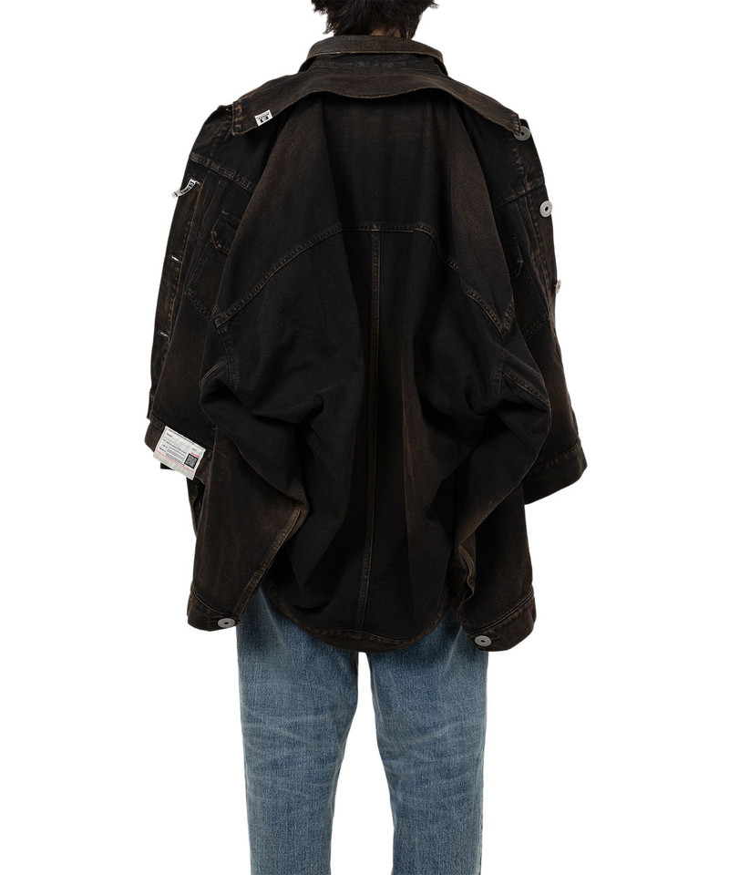 Front Layered Denim Jacket 8