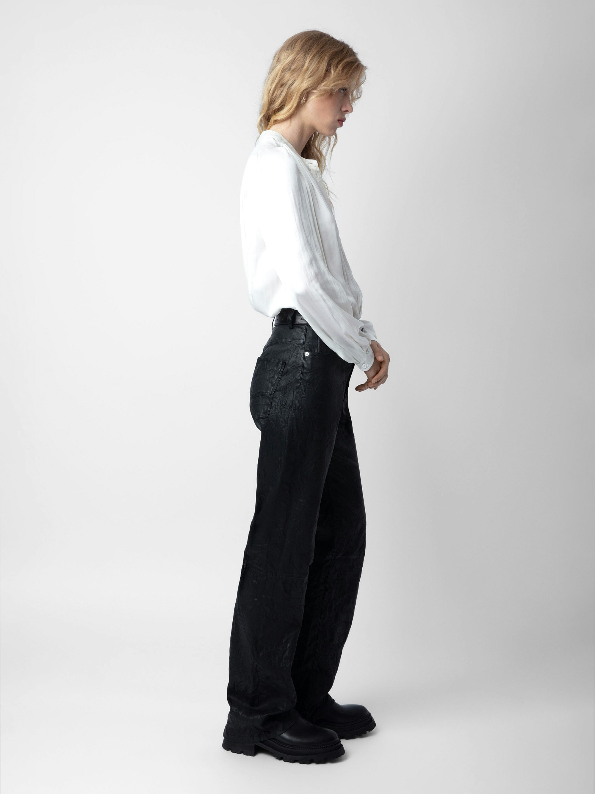 Tchin Satin Blouse - 4