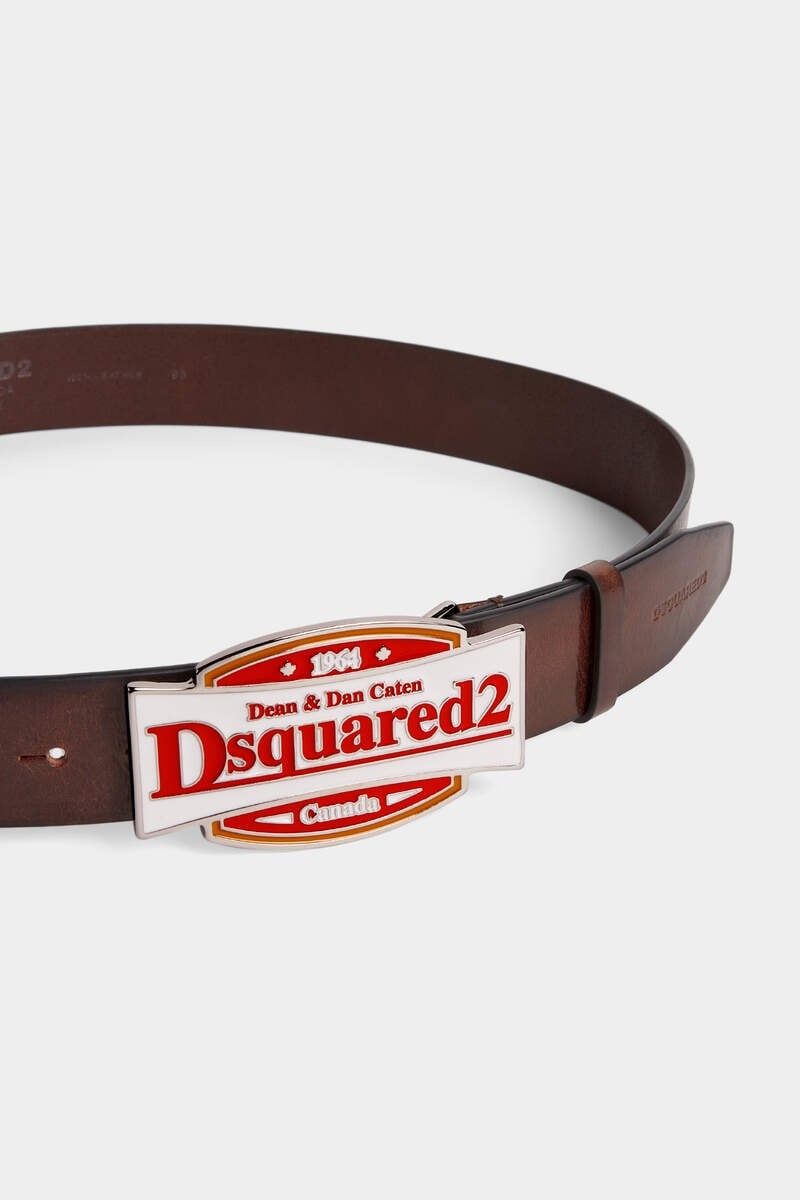 DSQUARED2 LOGO PLAQUE BELT - 3