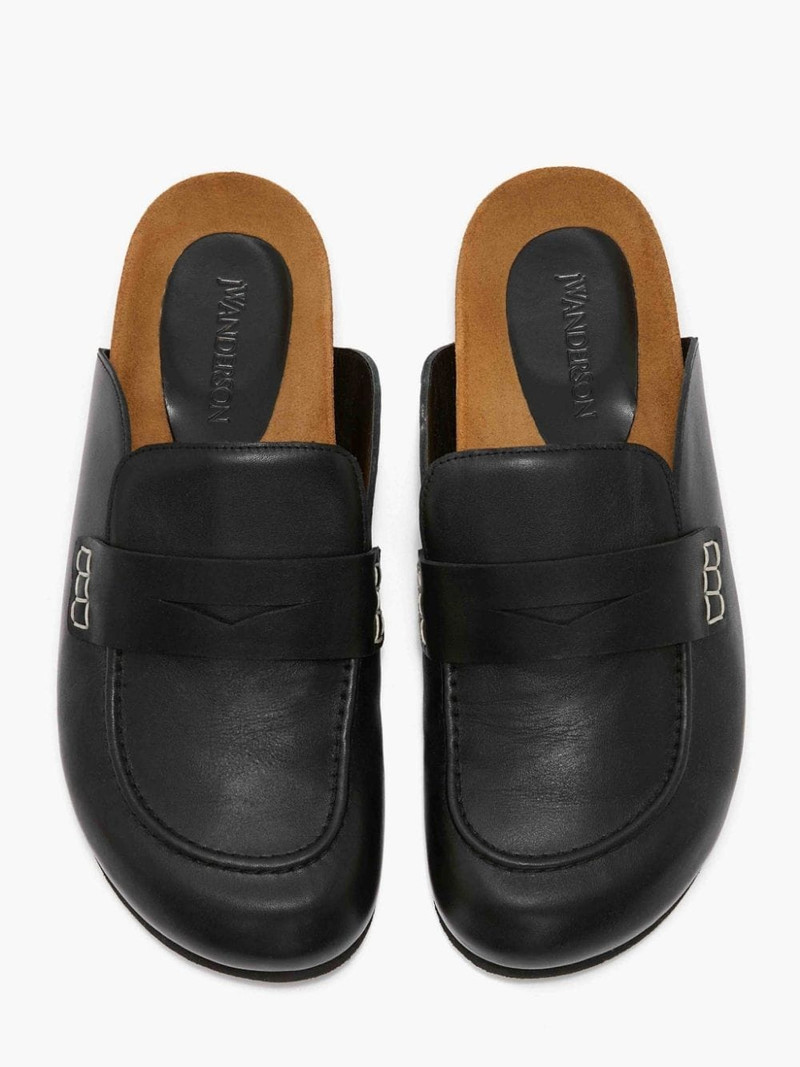 MEN’S LEATHER LOAFER MULES 4