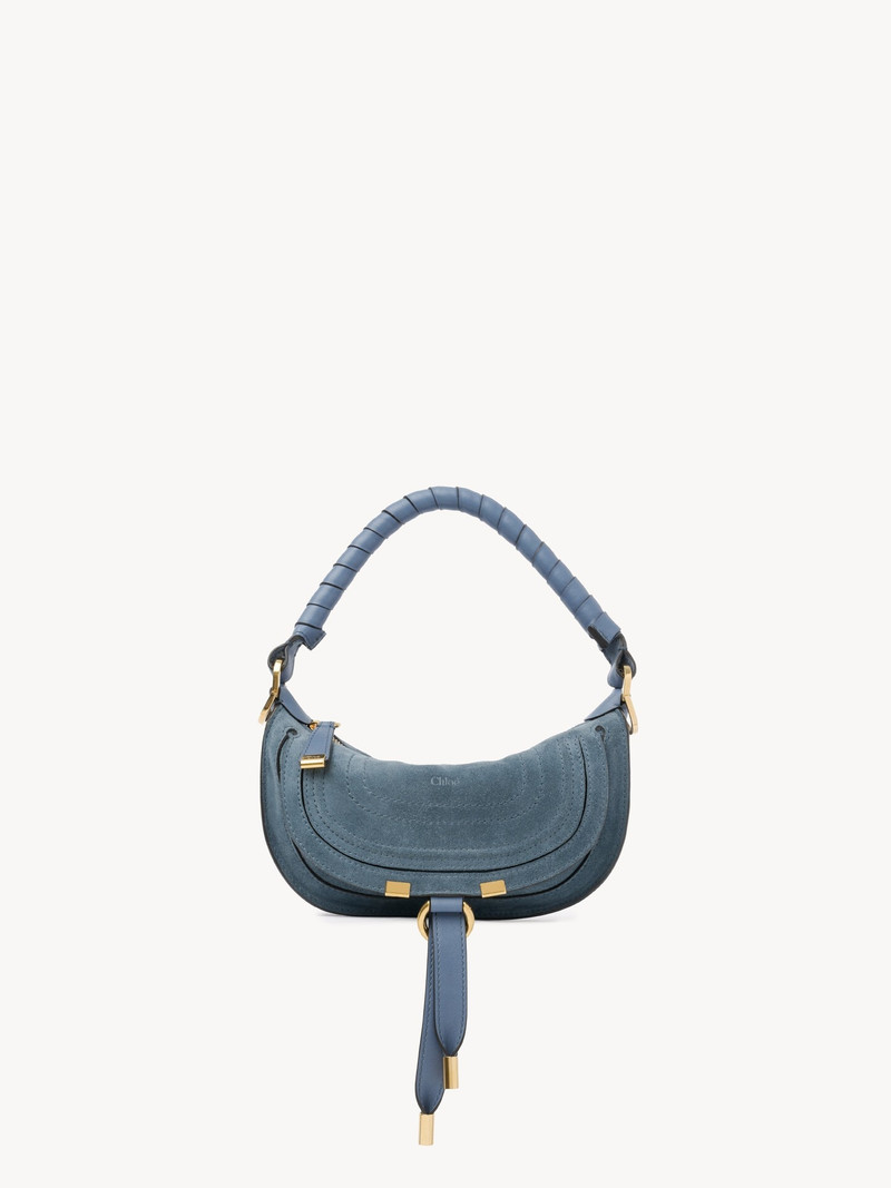 MINI MARCIE SHOULDER BAG IN SUEDE LEATHER 1
