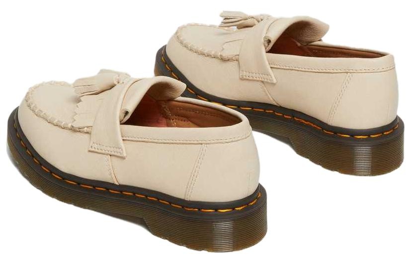 (WMNS) Dr.Martens Adrian Virginia Leather Tassel Loafers 'Parchment Beige' 22760292 - 4