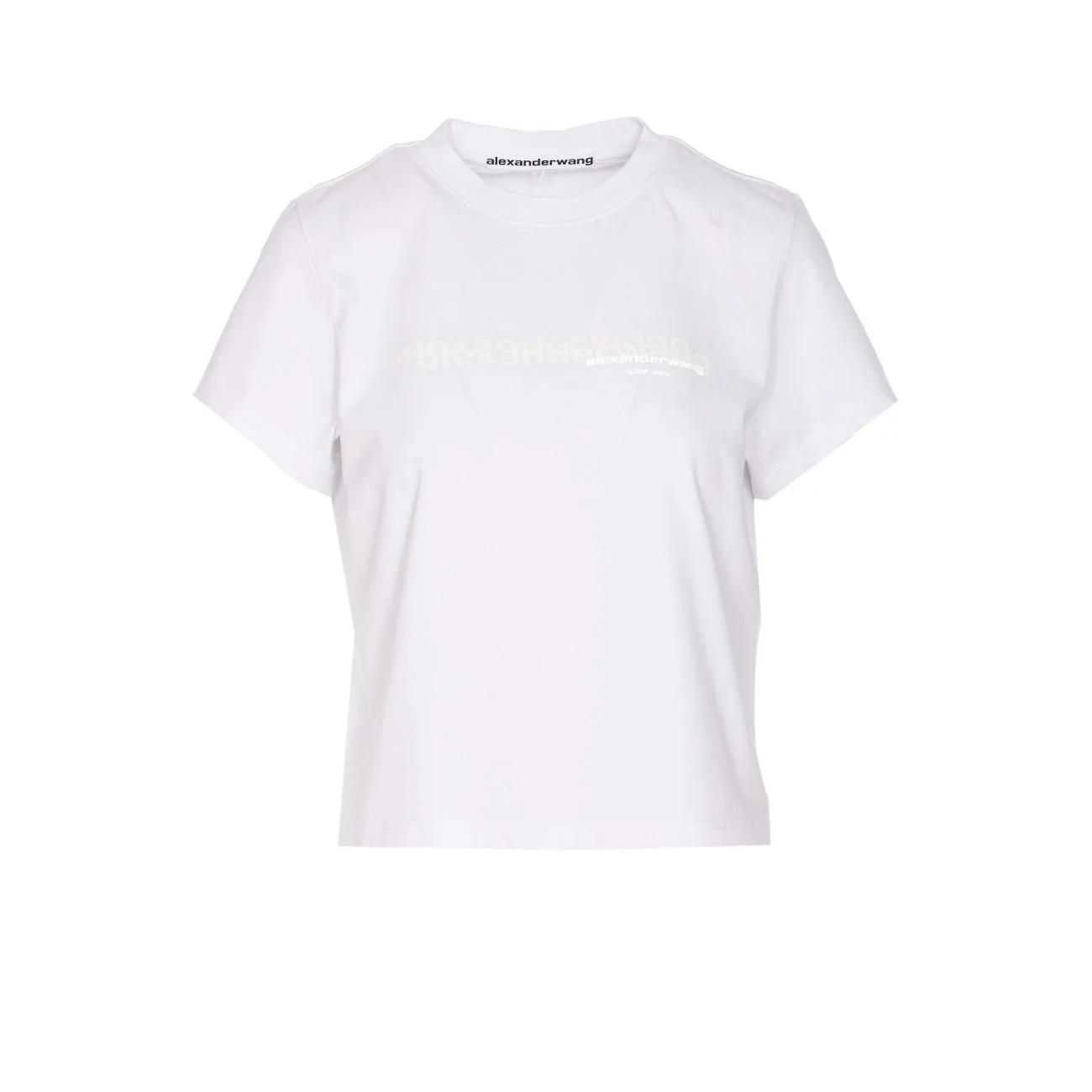 Alexander Wang Women Logo Shrunken T-Shirt - 1