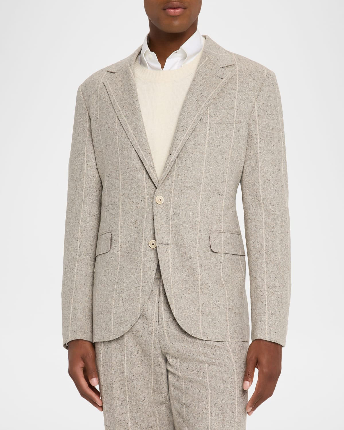 Men's Donegal Chalk Stripe Two-Piece Suit - 6