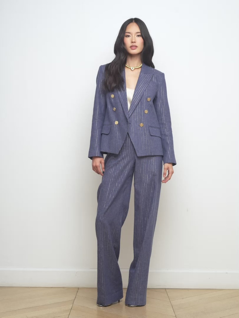 Kenzie Pinstriped Blazer 7