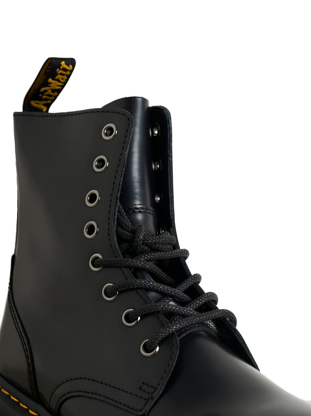 Jadon Smooth platform lace-up combat boots - 4