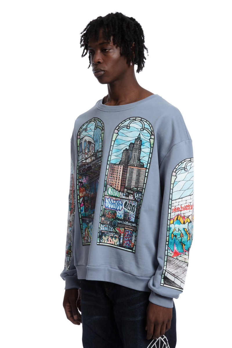 POLITICS AS USUAL CREWNECK SWEATSHIRT 4