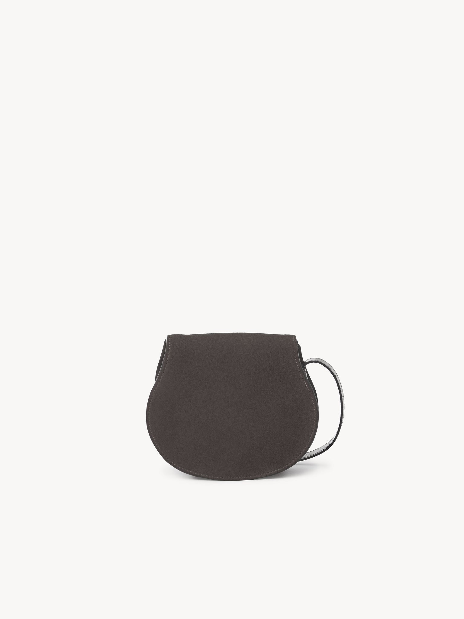 SMALL MARCIE SADDLE BAG IN SUEDE LEATHER - 3