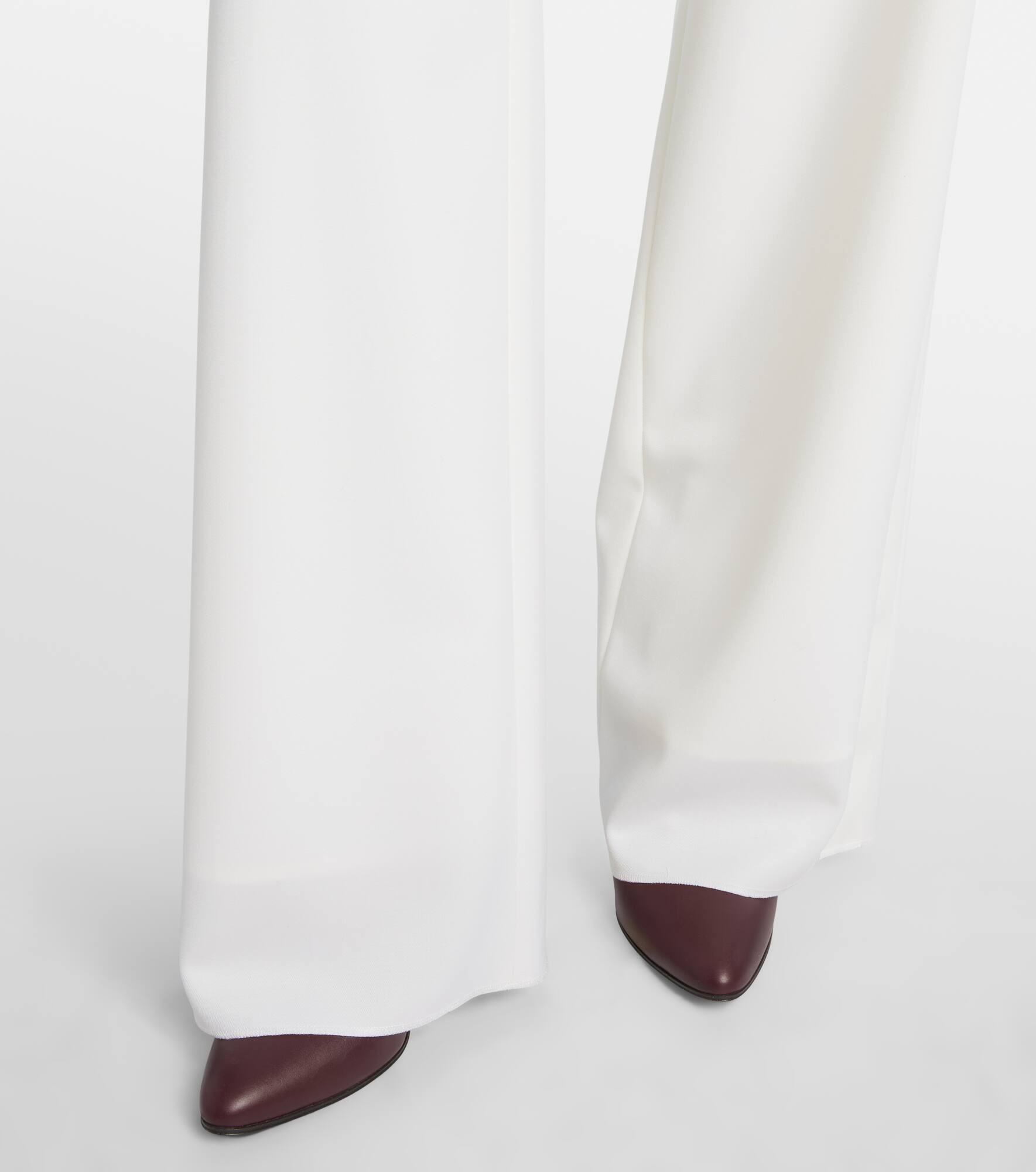Balta high-rise virgin wool wide-leg pants - 5