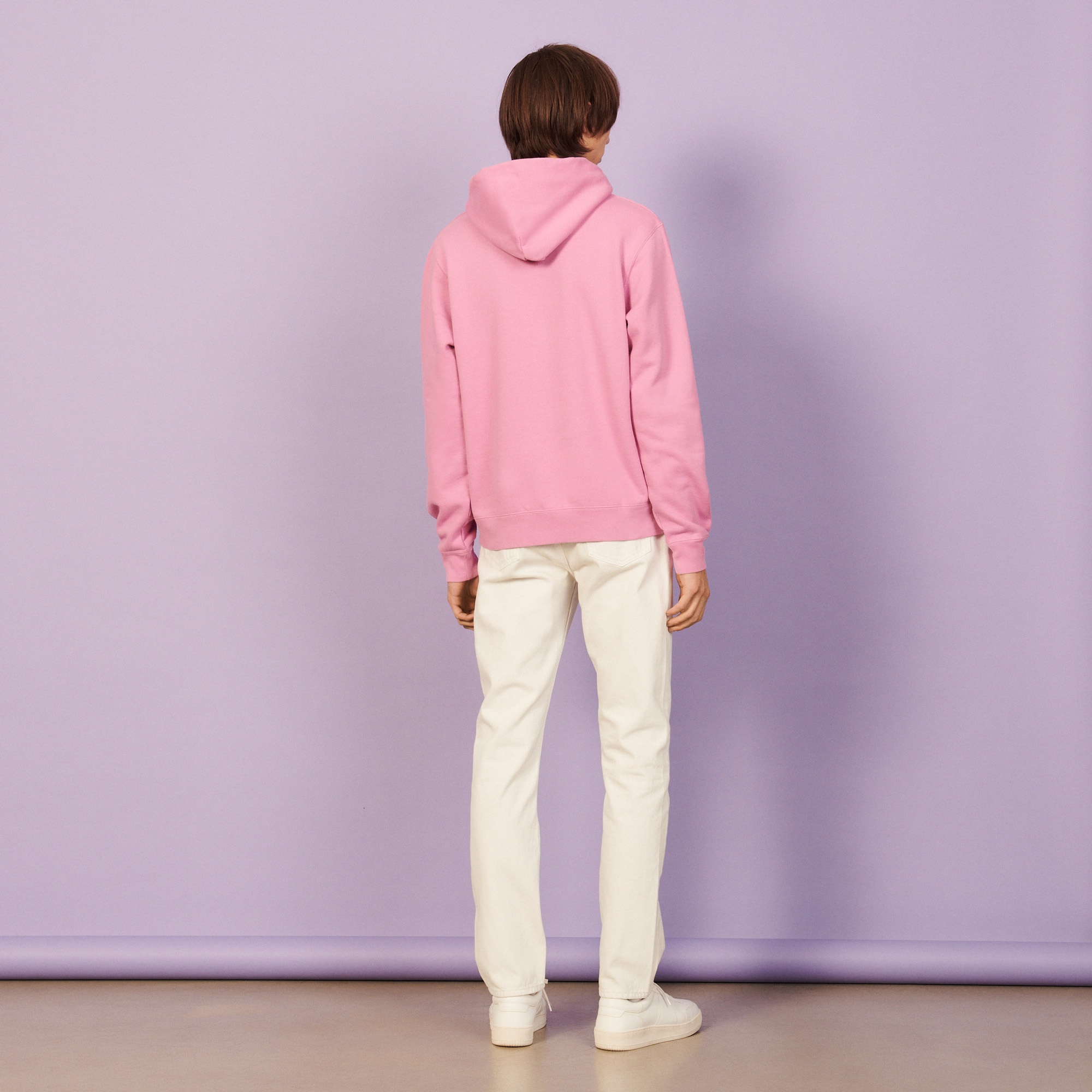 Hoodie sweatshirt with logo embroidery - 3