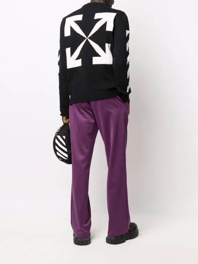 Off-White Diag-print long-sleeve T-shirt outlook