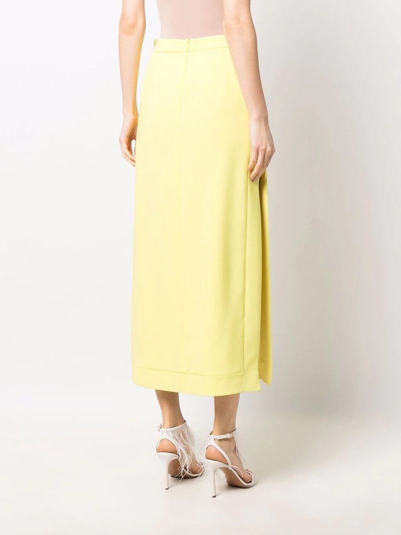 high-waisted slit-detail 스커트 4