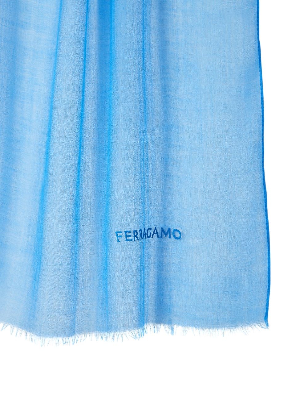semi-sheer cashmere scarf - 3