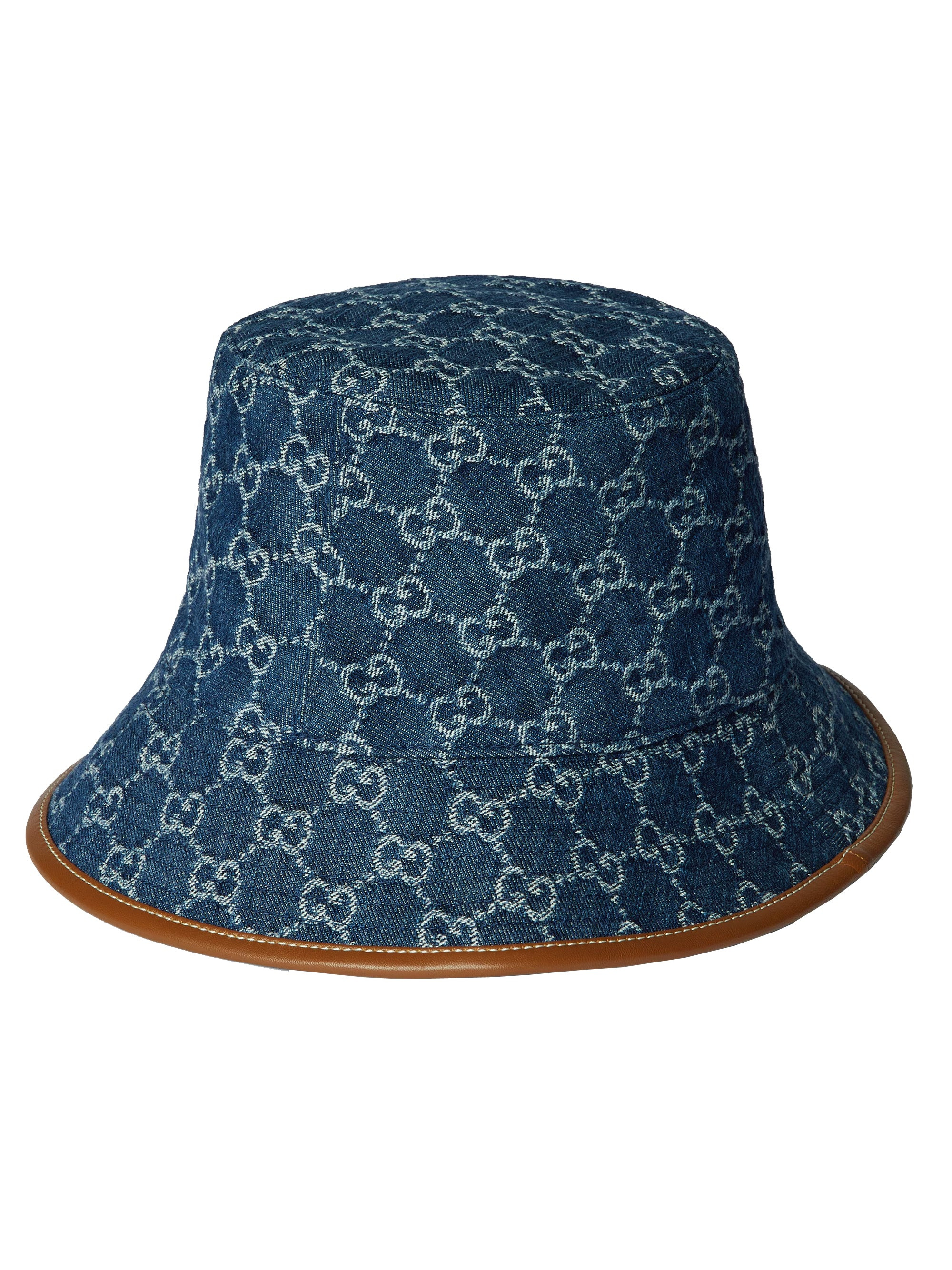 Gucci Men Gg Denim Bucket Hat - 3