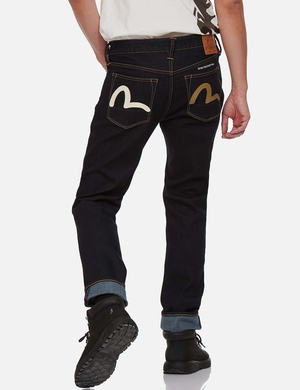 DUO-COLOR SEAGULL CARROT FIT JEANS #2017 - 3