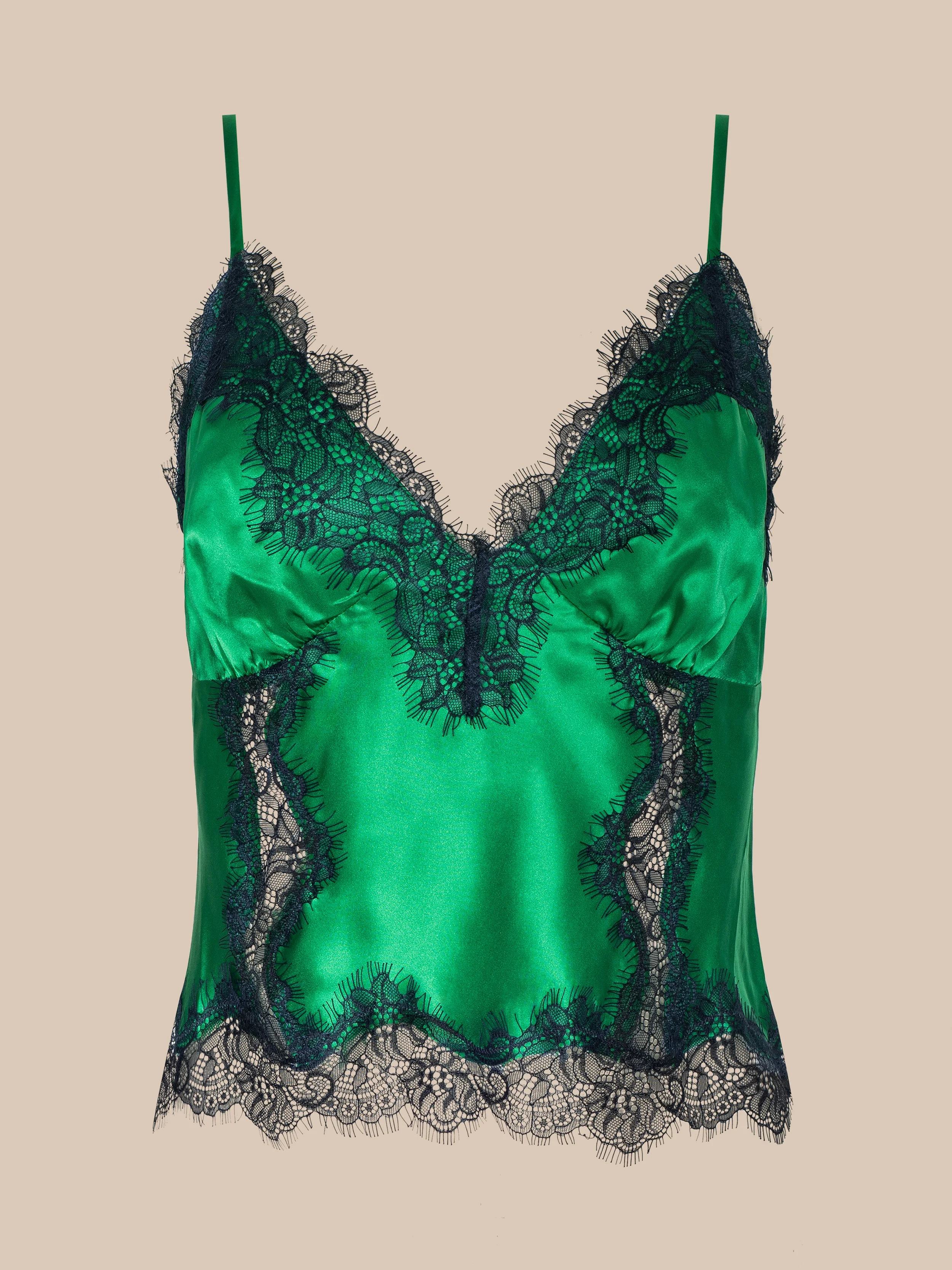 Kimber Silk Lace Camisole - 1