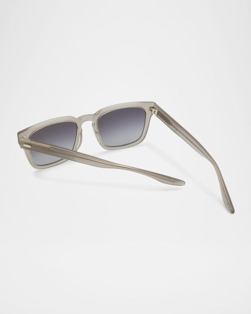 BARTON PERREIRA Men's Hamilton Keyhole Bridge Square Sunglasses outlook