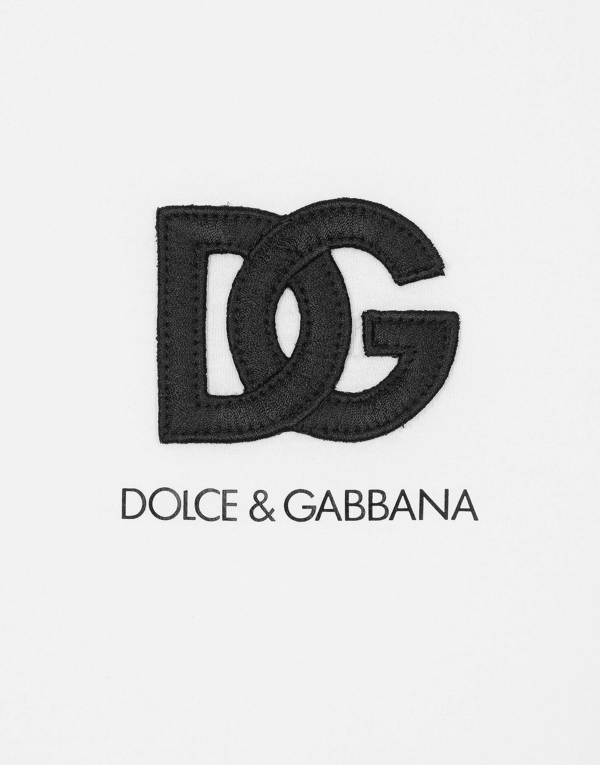 Short-sleeved T-shirt with DG logo patch - 4