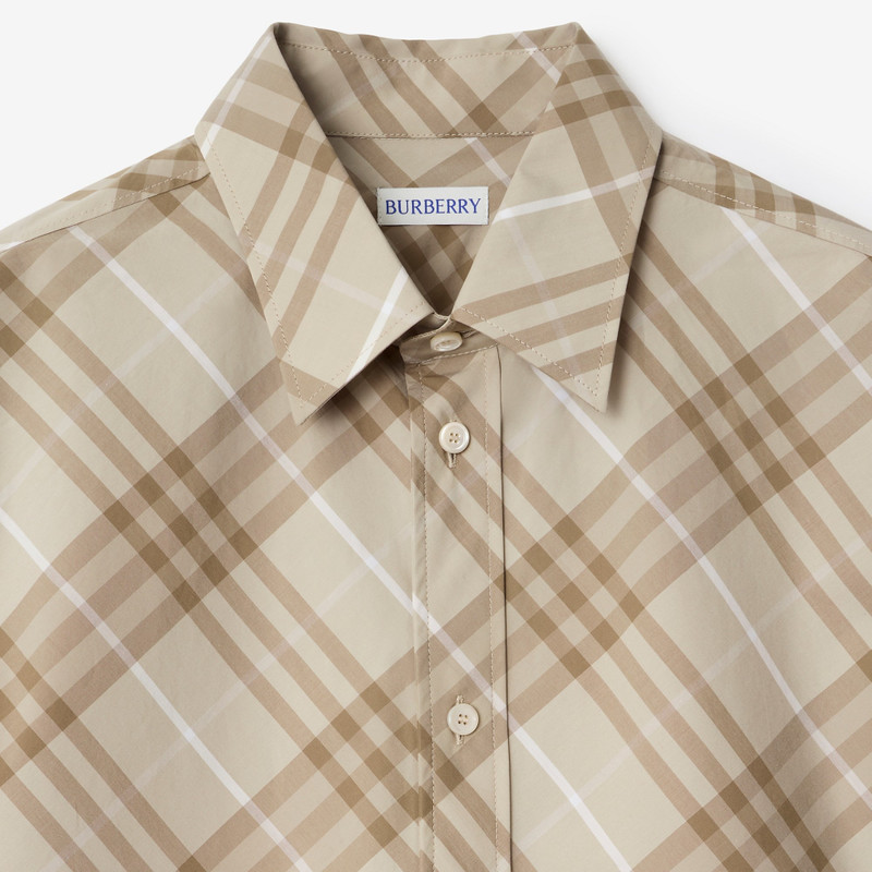 Relaxed Fit Check Cotton Shirt 4
