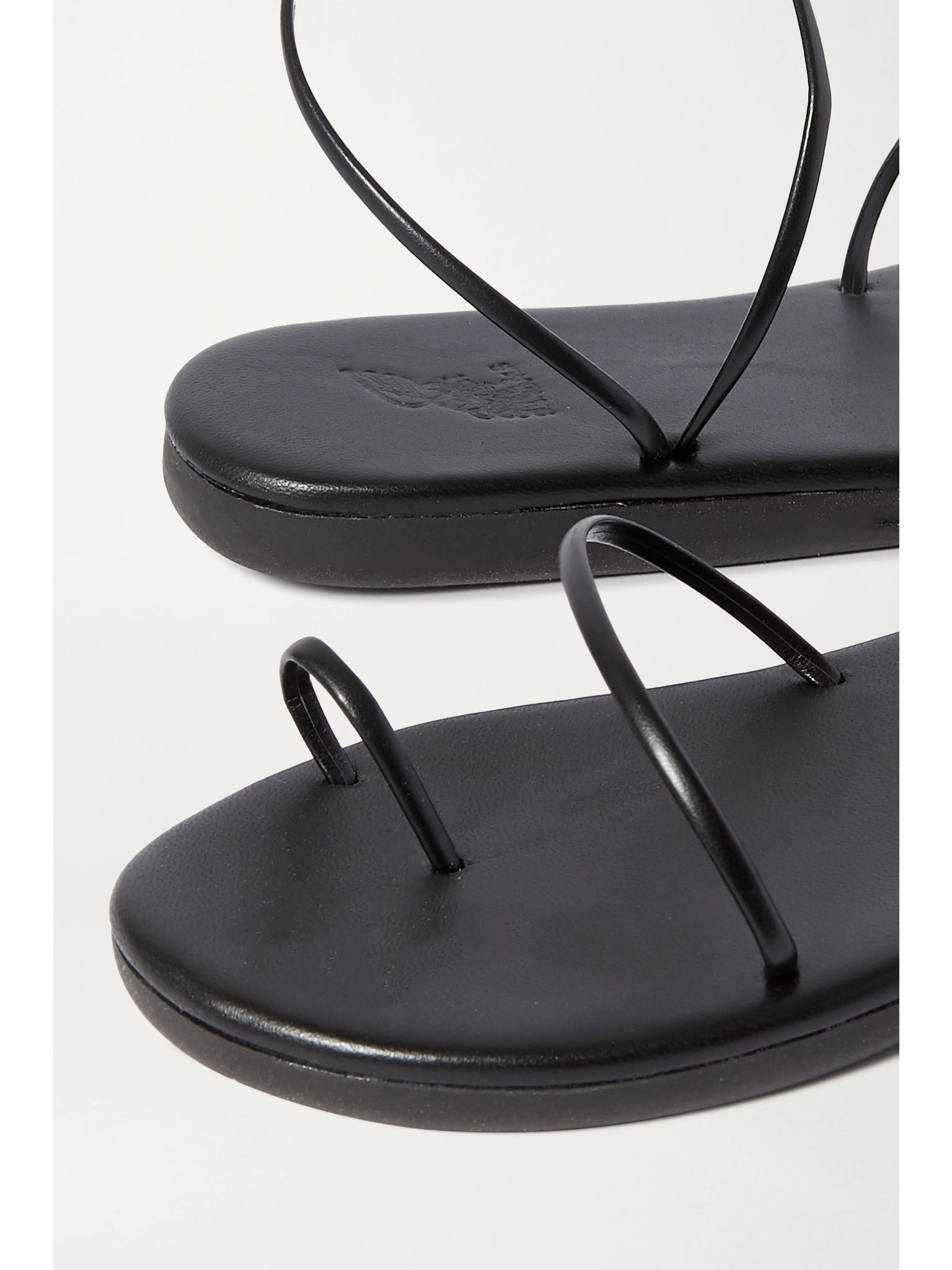 Kansiz faux leather sandals Black - 4