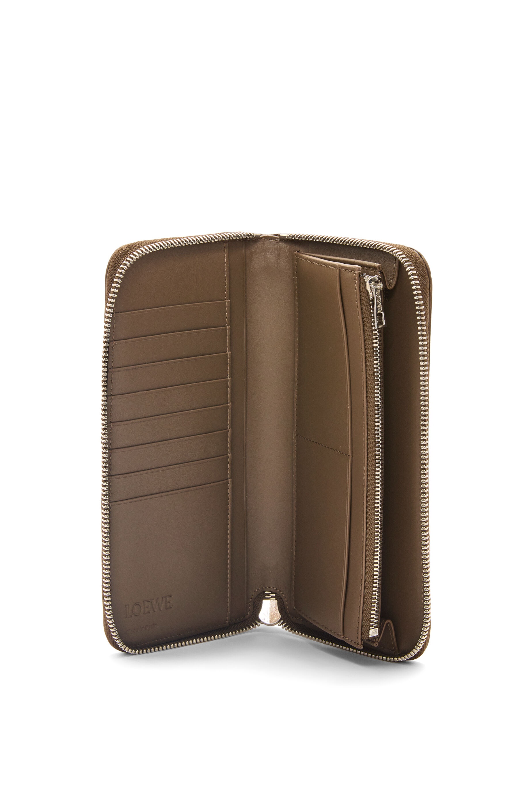 Puzzle zipped open wallet in classic calfskin - 2