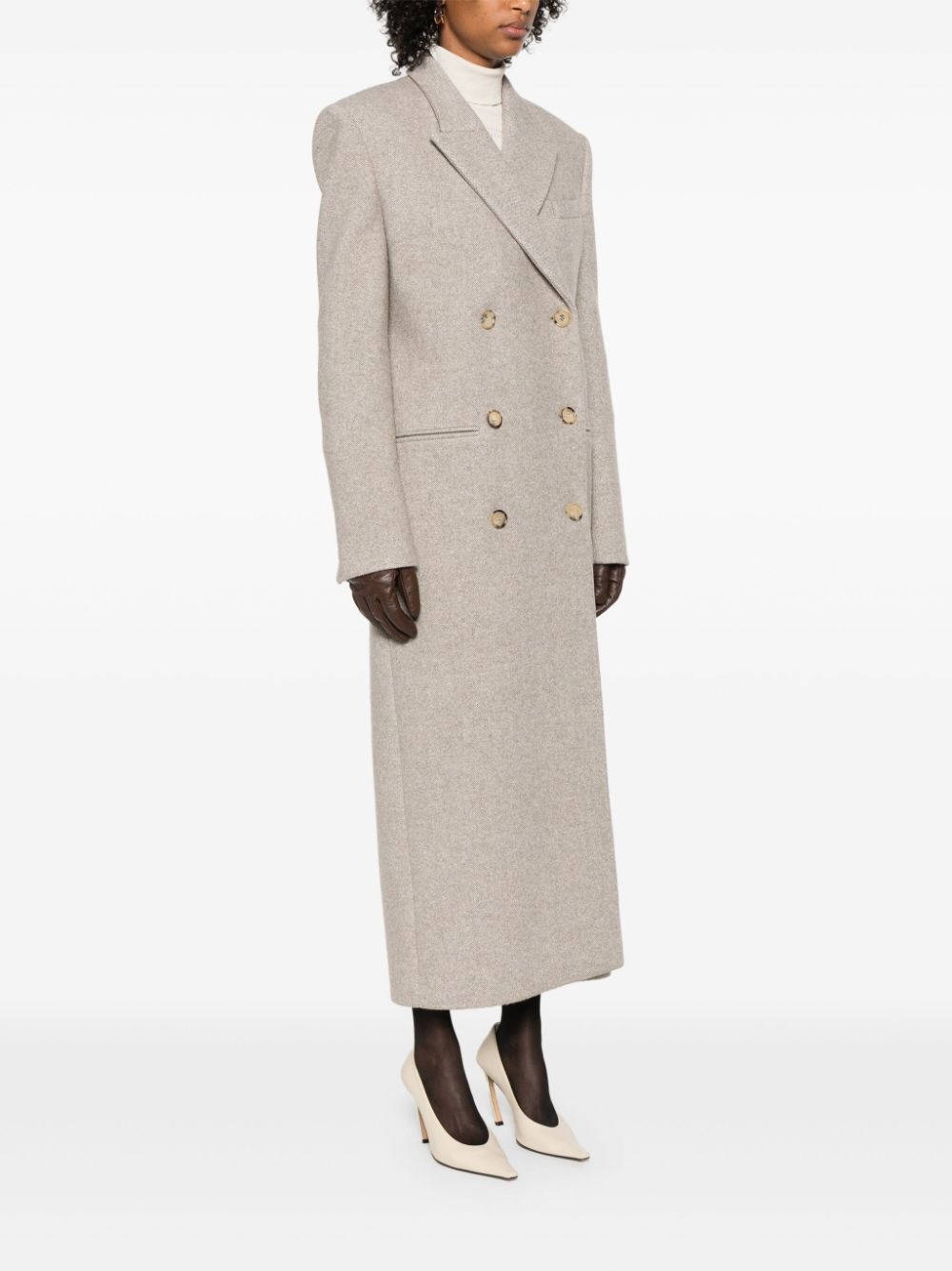 double-breasted coat - 3