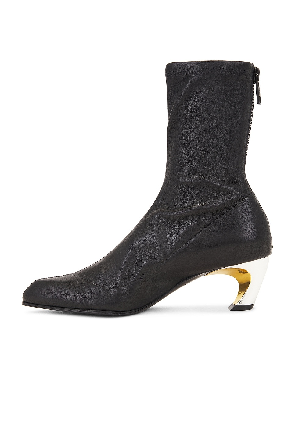 Leather Sock Boot - 5