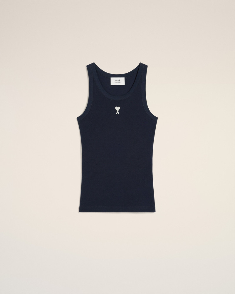 NAVY COTTON RIB AMI DE COEUR TANKTOP 1