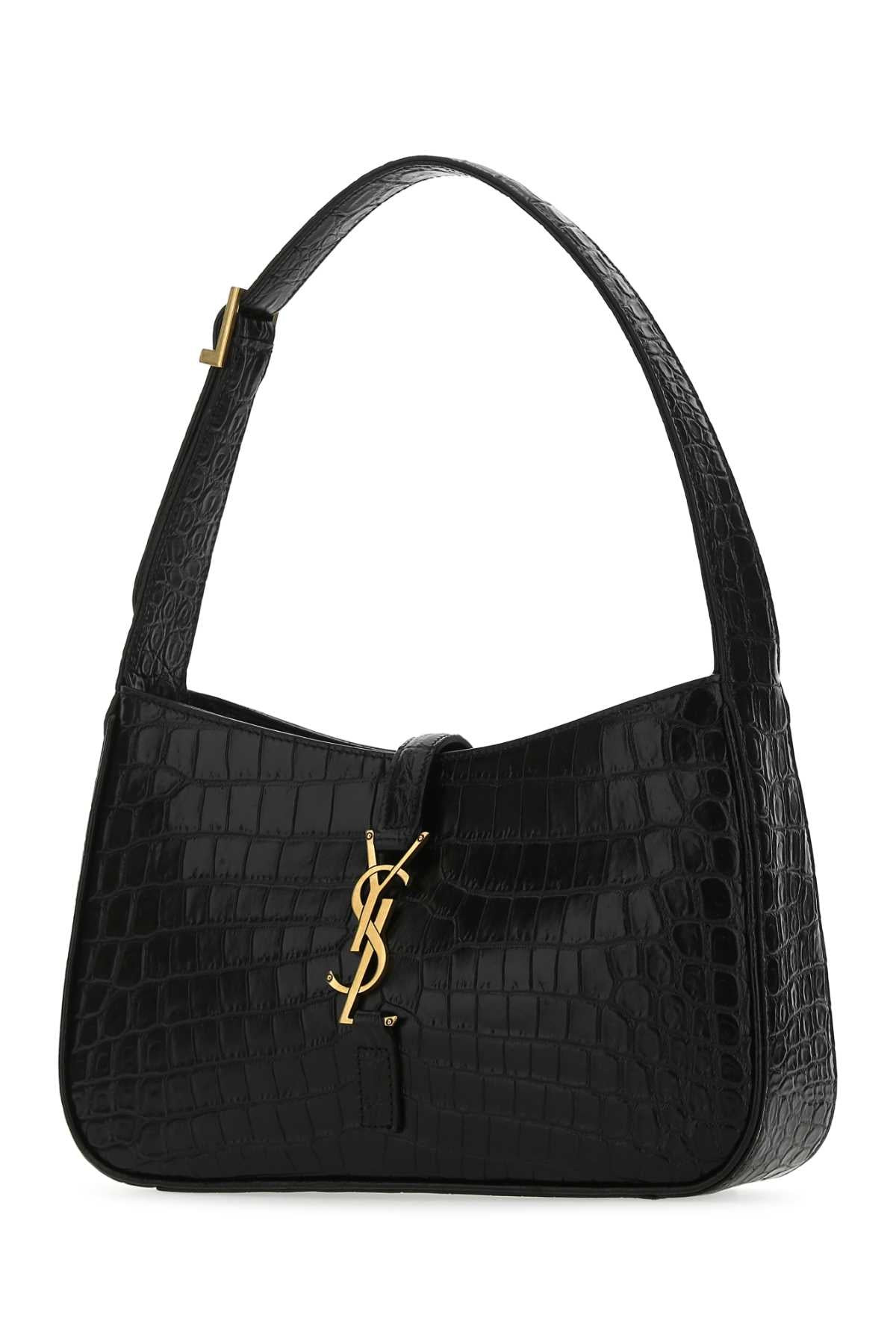 Saint Laurent Women Black Leather Le 5 A 7 Shoulder Bag - 2