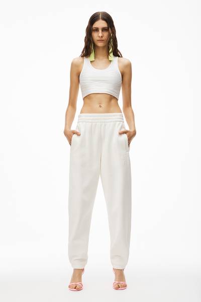 Alexander Wang PUFF PAINT LOGO SWEATPANT IN TERRY outlook