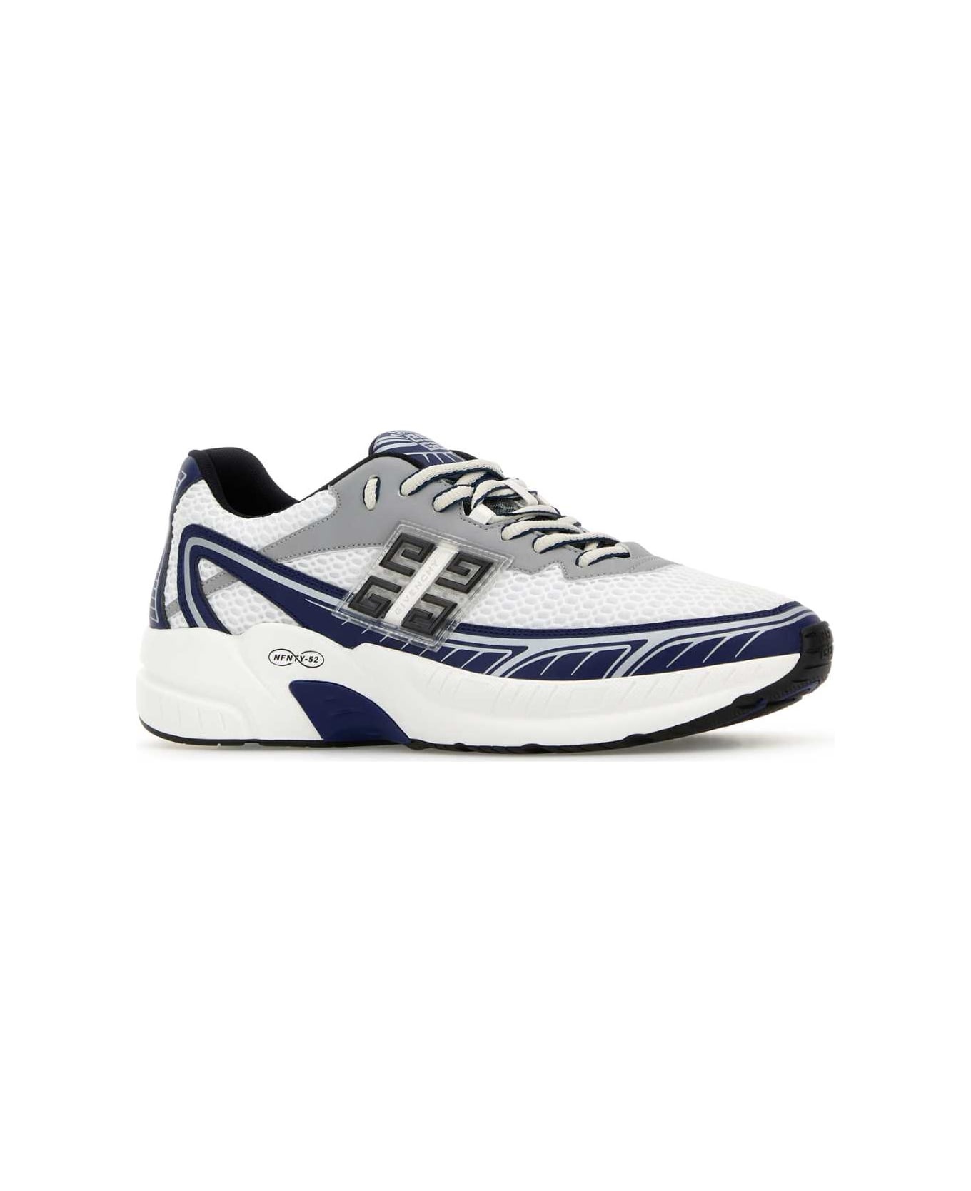 Multicolor Synthetic Leather And Mesh Nfnty-52 Sneakers - 2