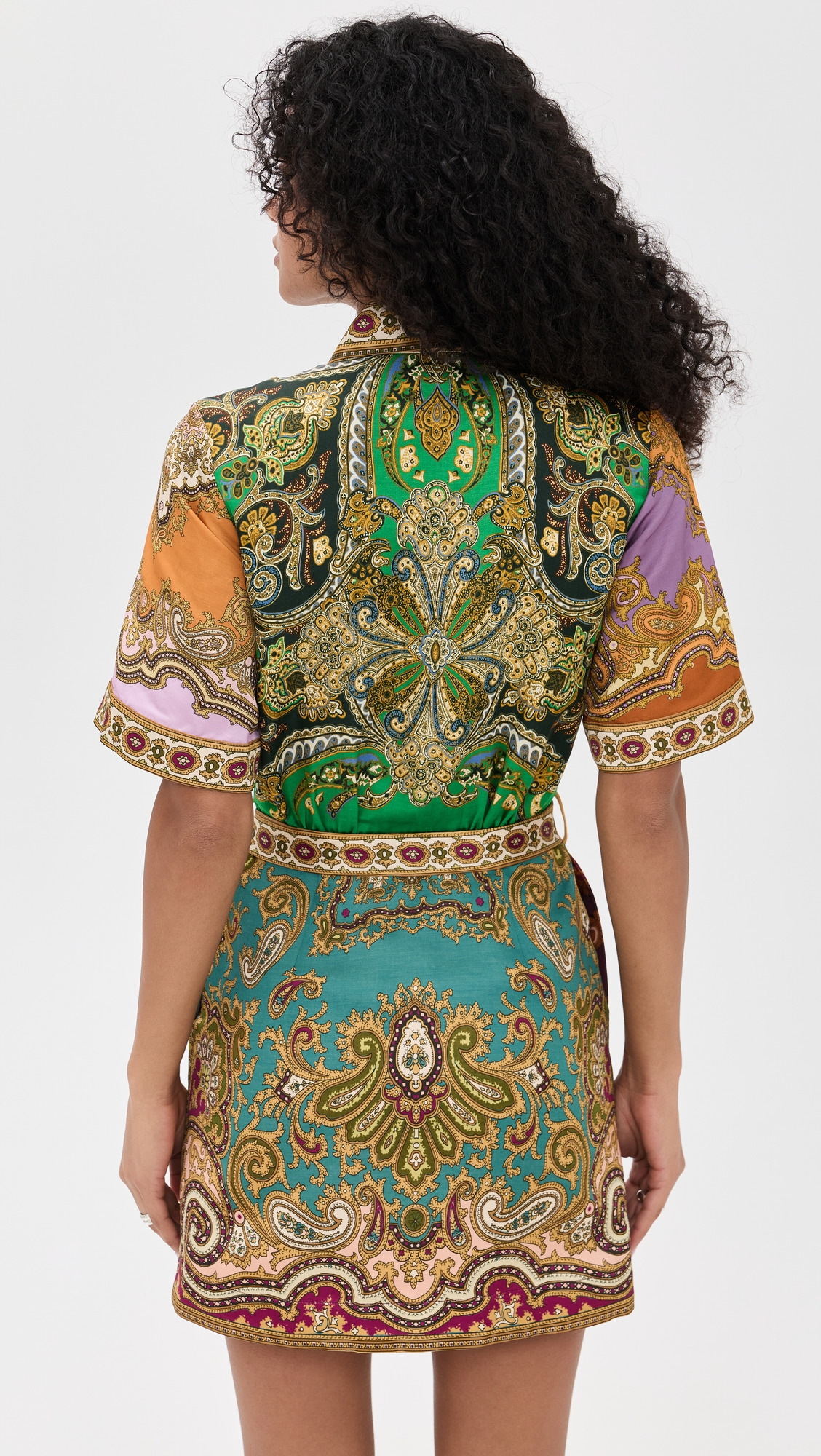 Clemenza Spliced Mini Dress - 2