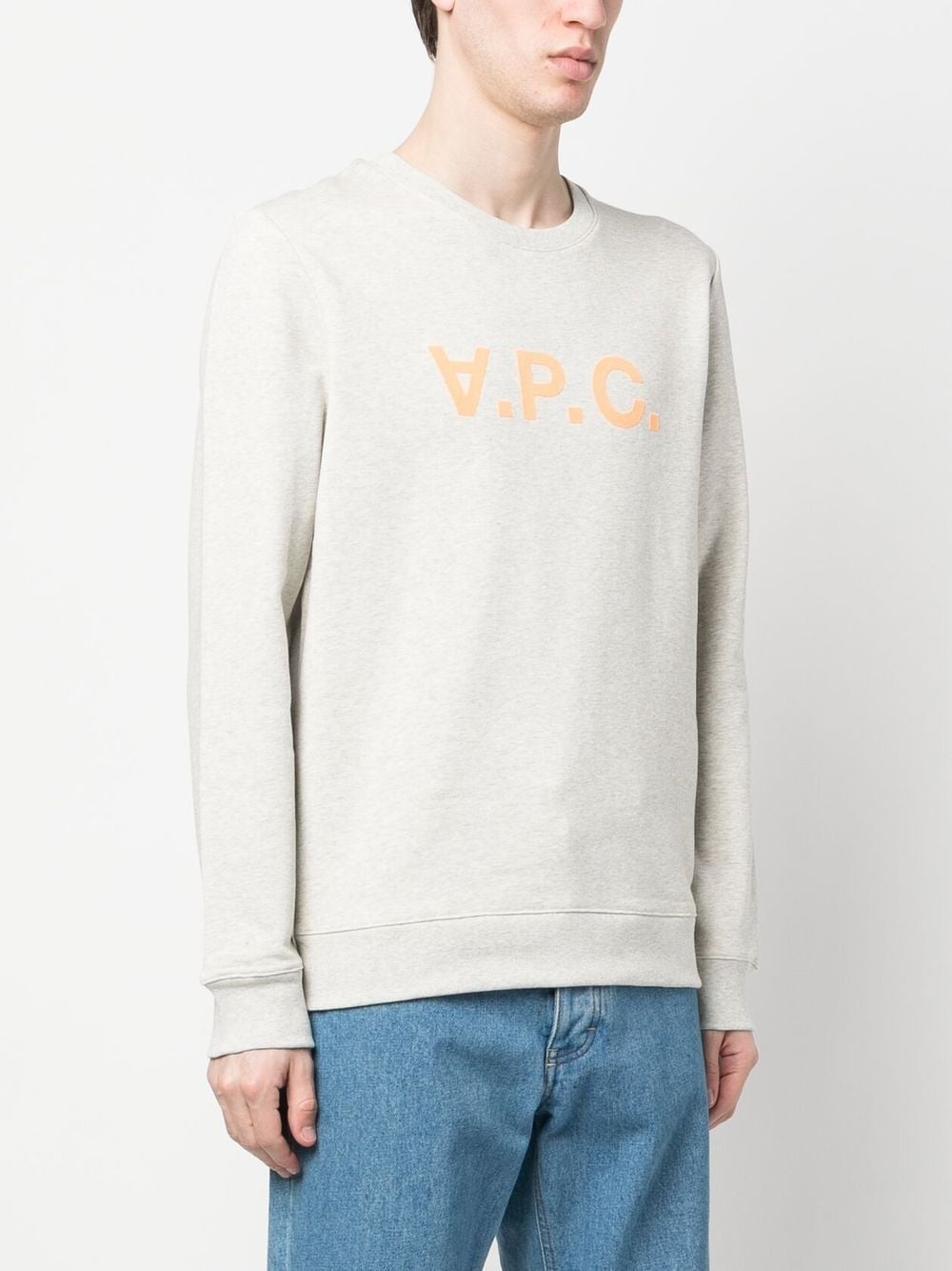 logo-print crew-neck sweatshirt - 3