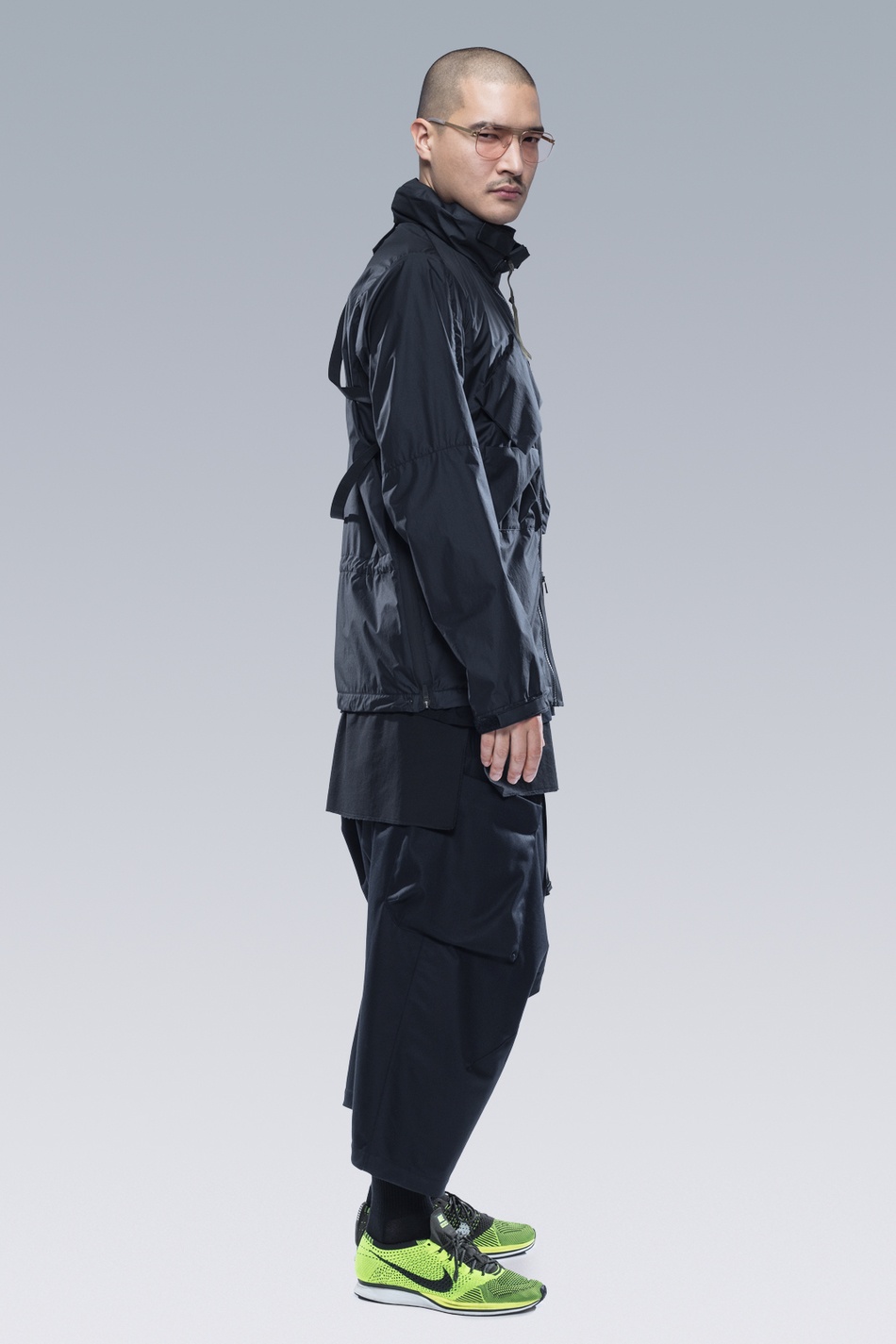 J47A-WS Packable Windstopper® Active Shell™ Interops Jacket Black - 3