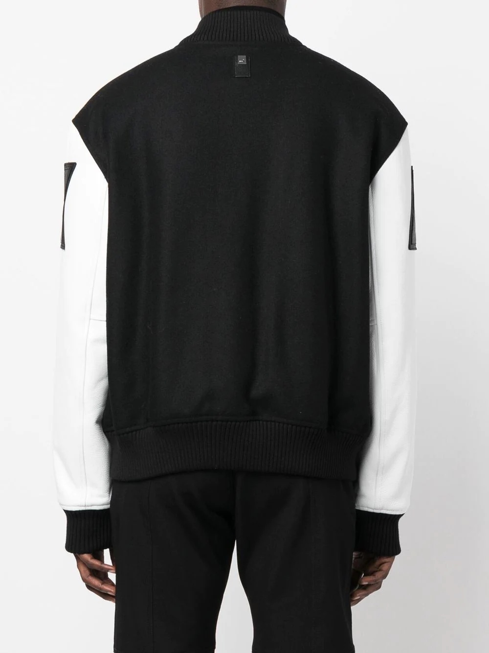 logo-print varsity jacket - 4
