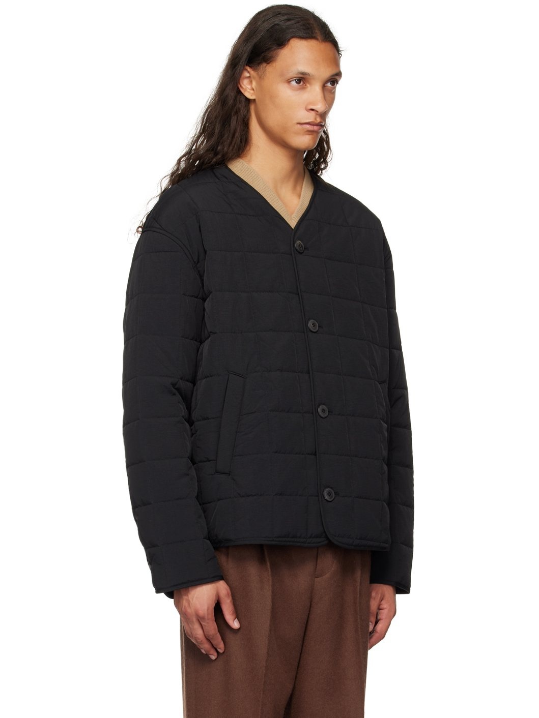 Black Padded Jacket - 2