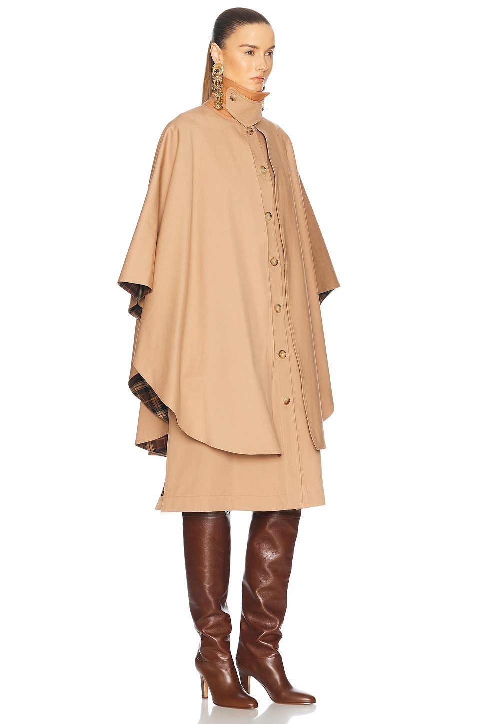 Cotton Gabardine Coat - 3