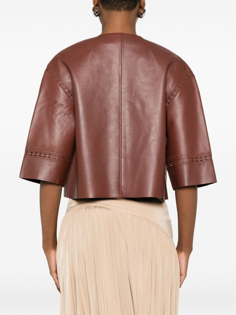 laser-cut lambskin jacket 4