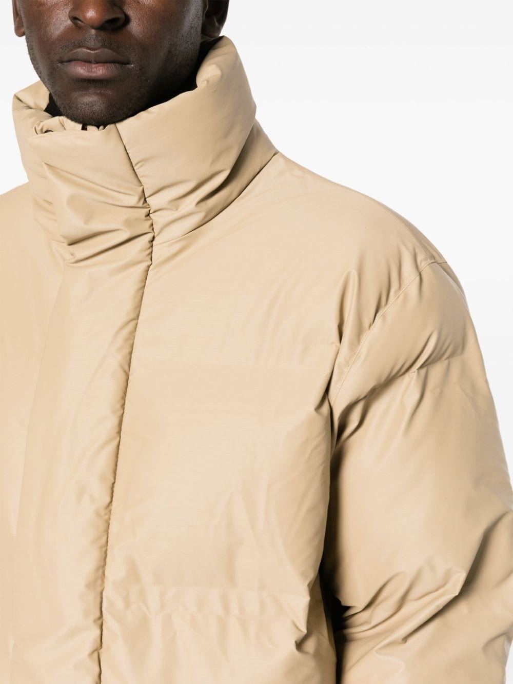 funnel-neck padded jacket - 6