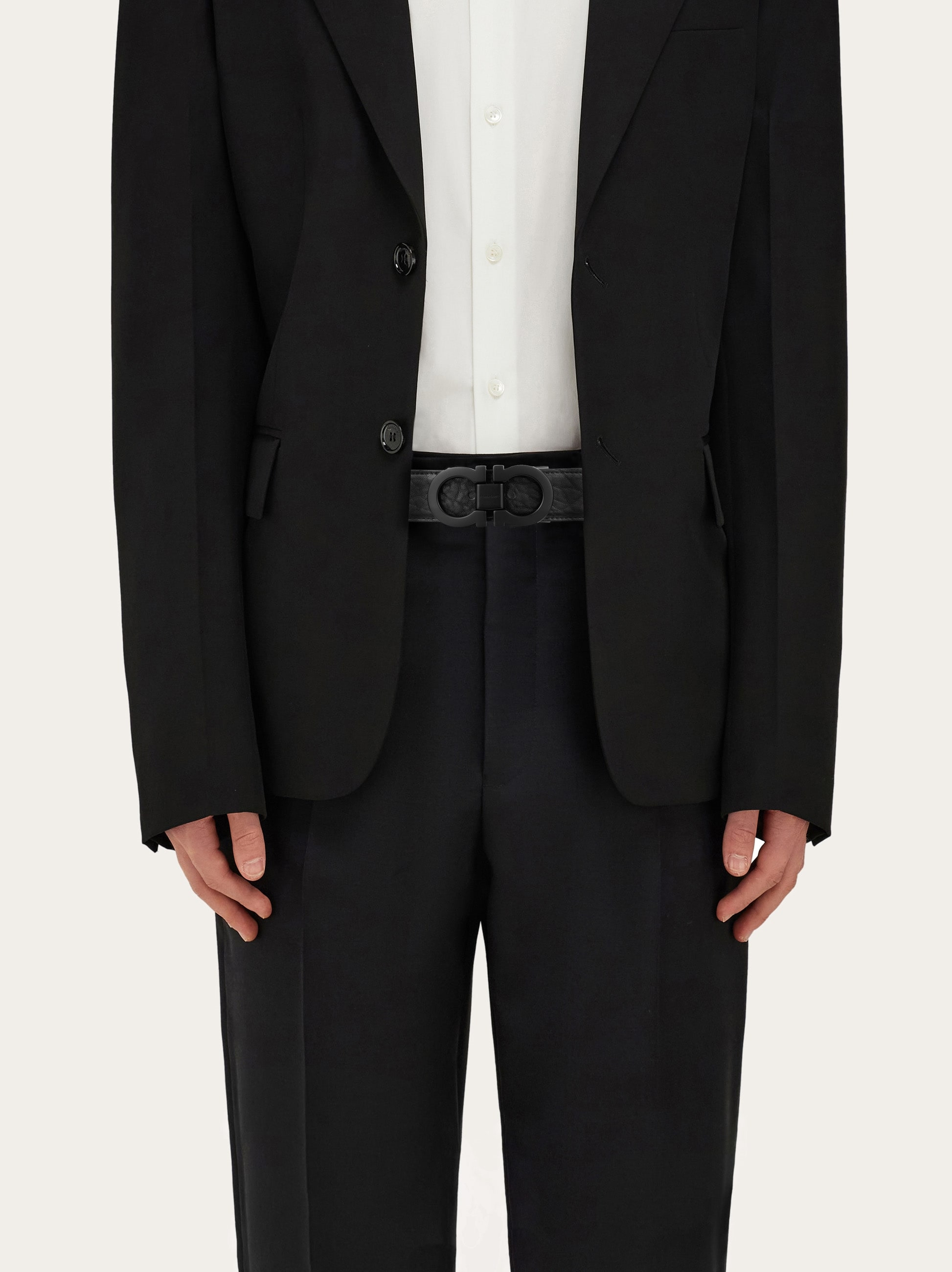 Reversible and adjustable Gancini belt - 3