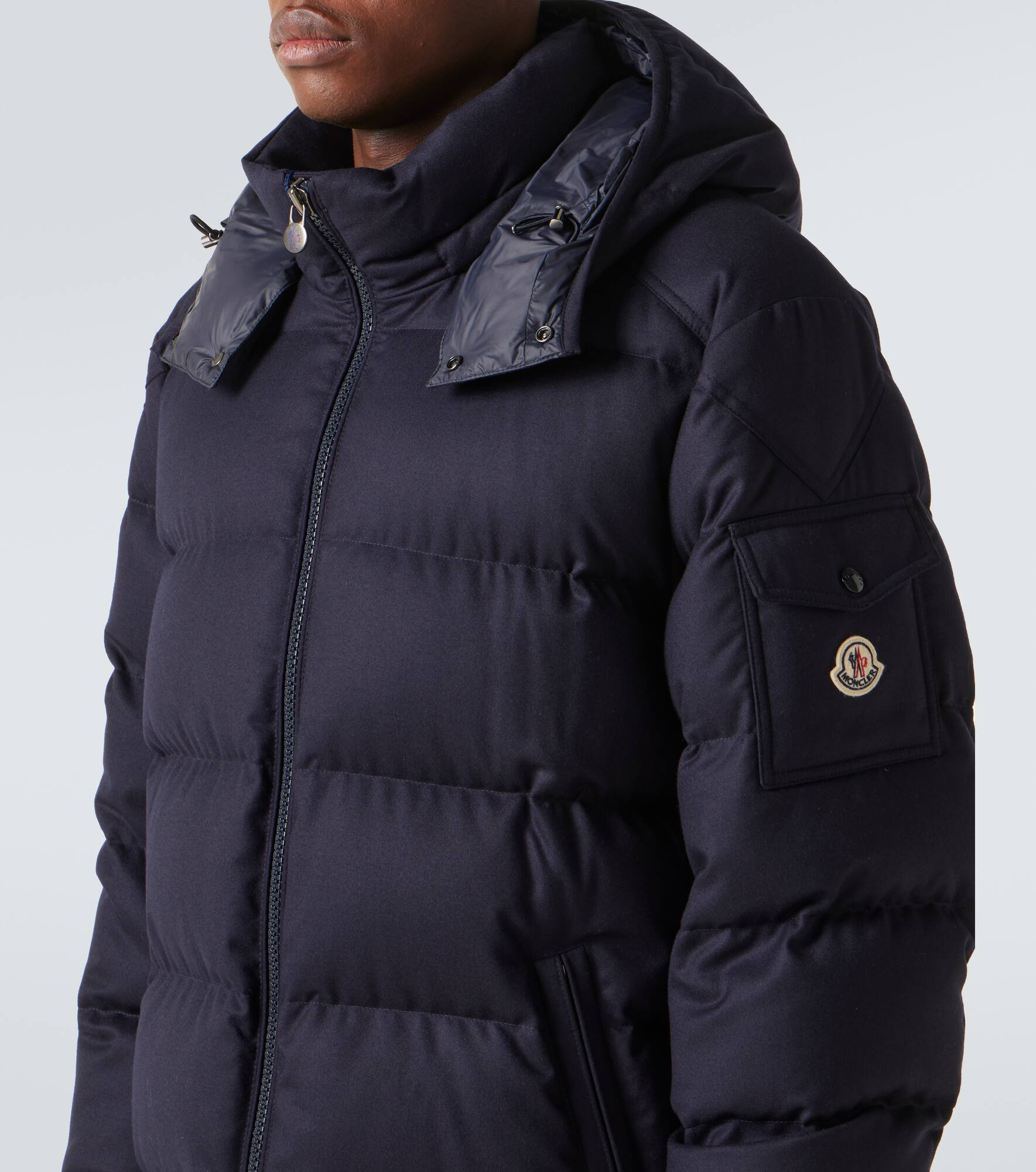 Montgenevre wool flannel down jacket - 5