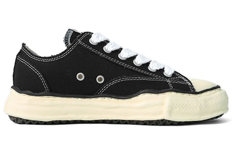 Maison MIHARA YASUHIRO PETERSON VL OG Sole Canvas Low-top Sneaker 'Black' A09FW733-BLK - 2
