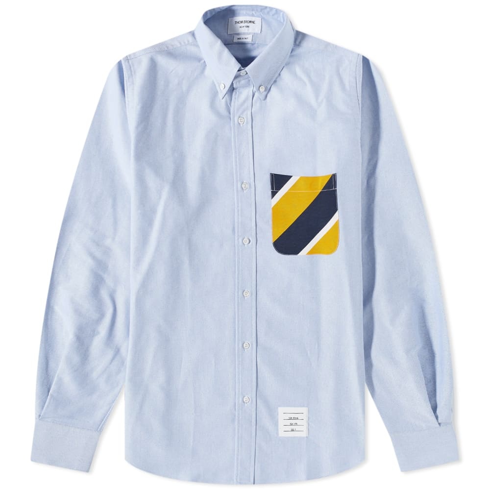 Thom Browne Blue Pocket Shirt