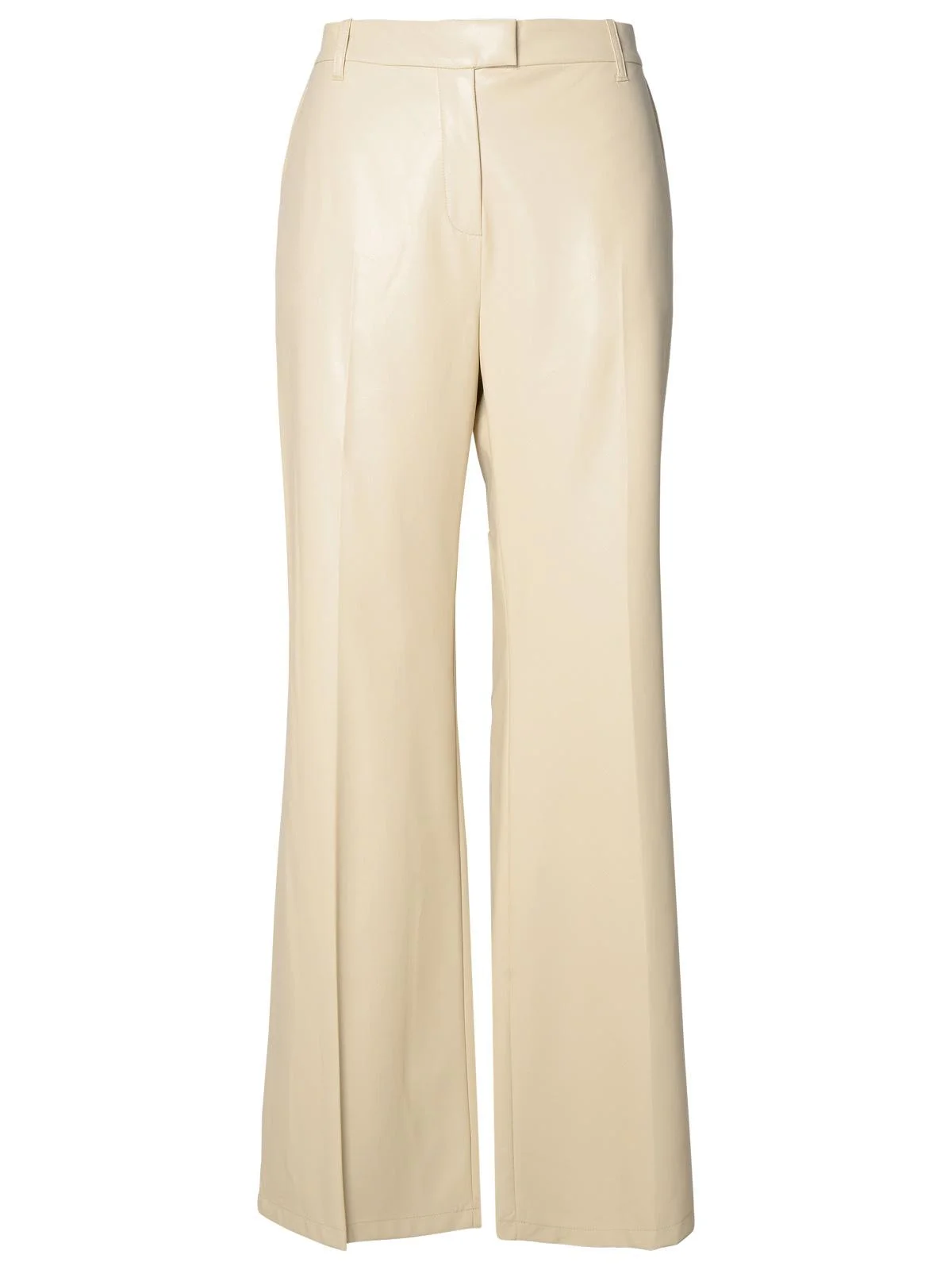 Stand Studio Ivory Polyurethane Blend Trousers Women - 1