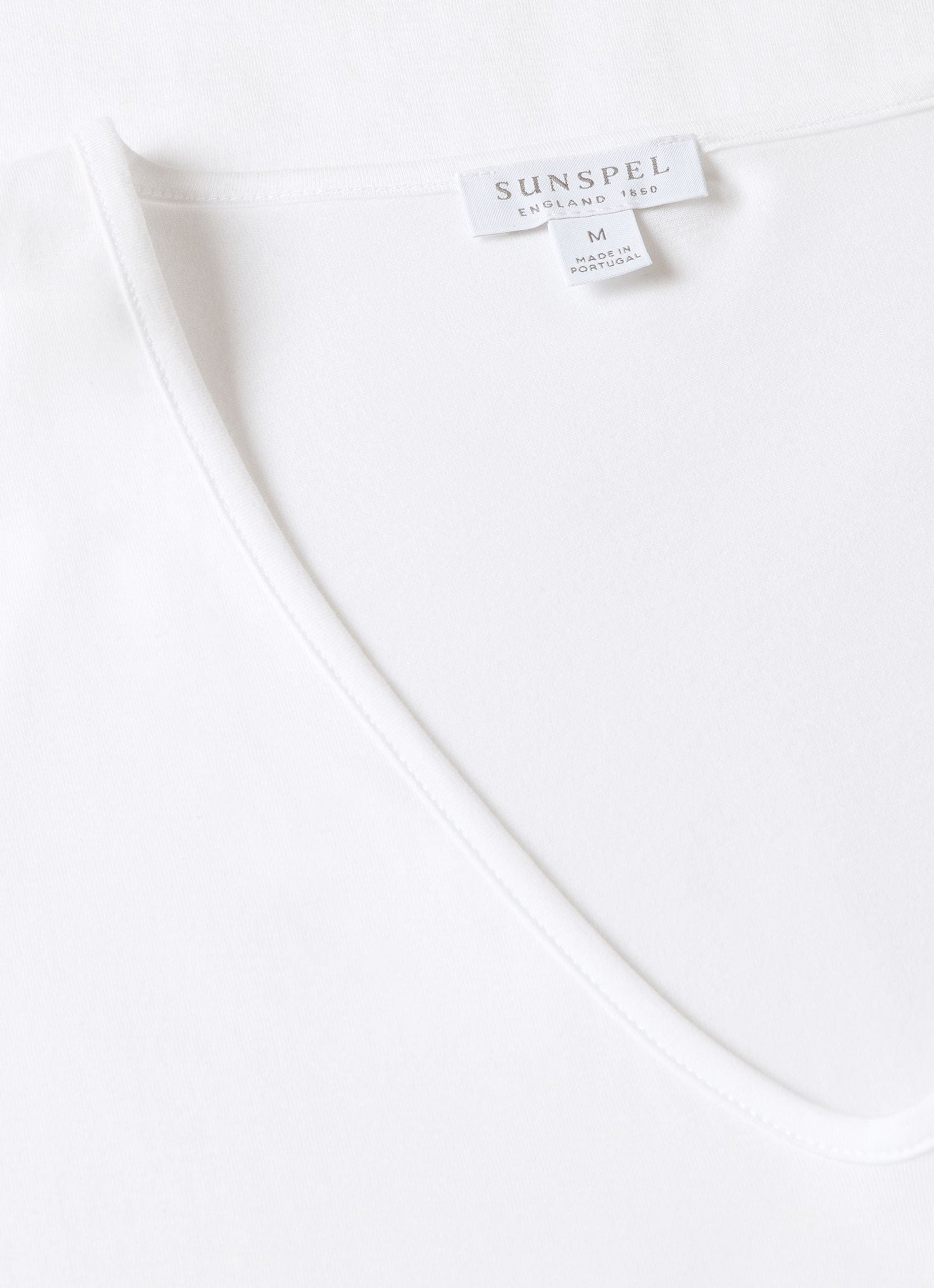 Superfine Cotton V‑Neck Underwear T‑shirt - 4
